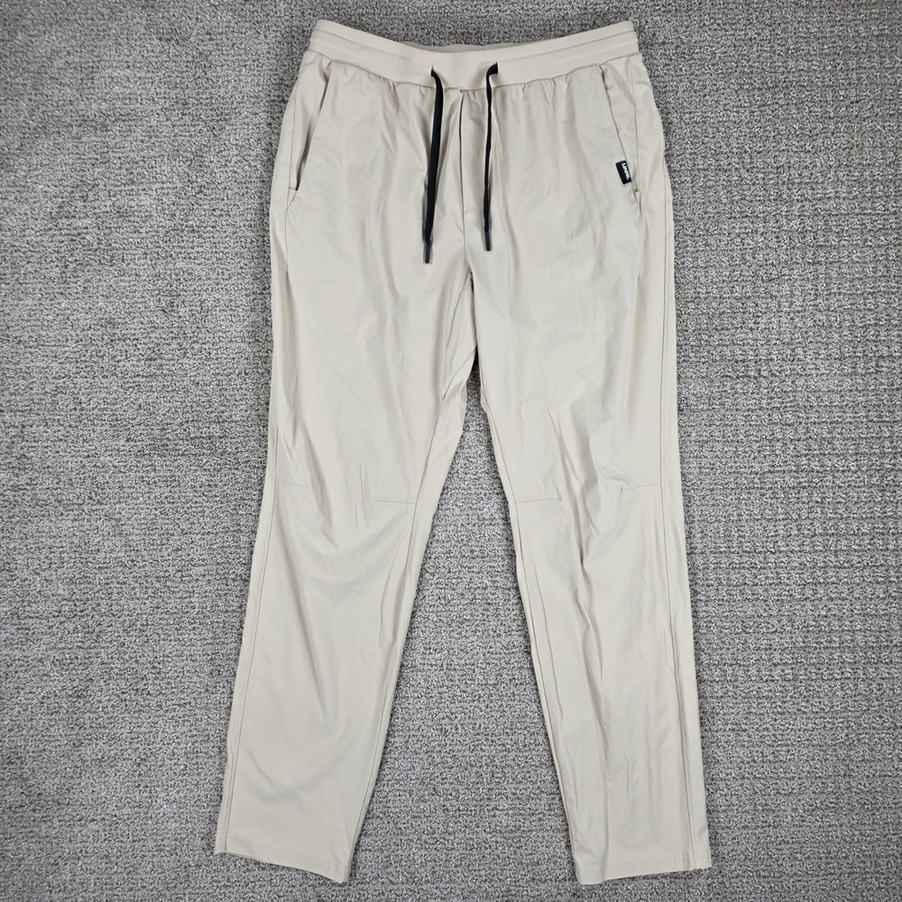 UNRL Mens Catalyst Pants Tan Beige Athletic Joggers Size Medium